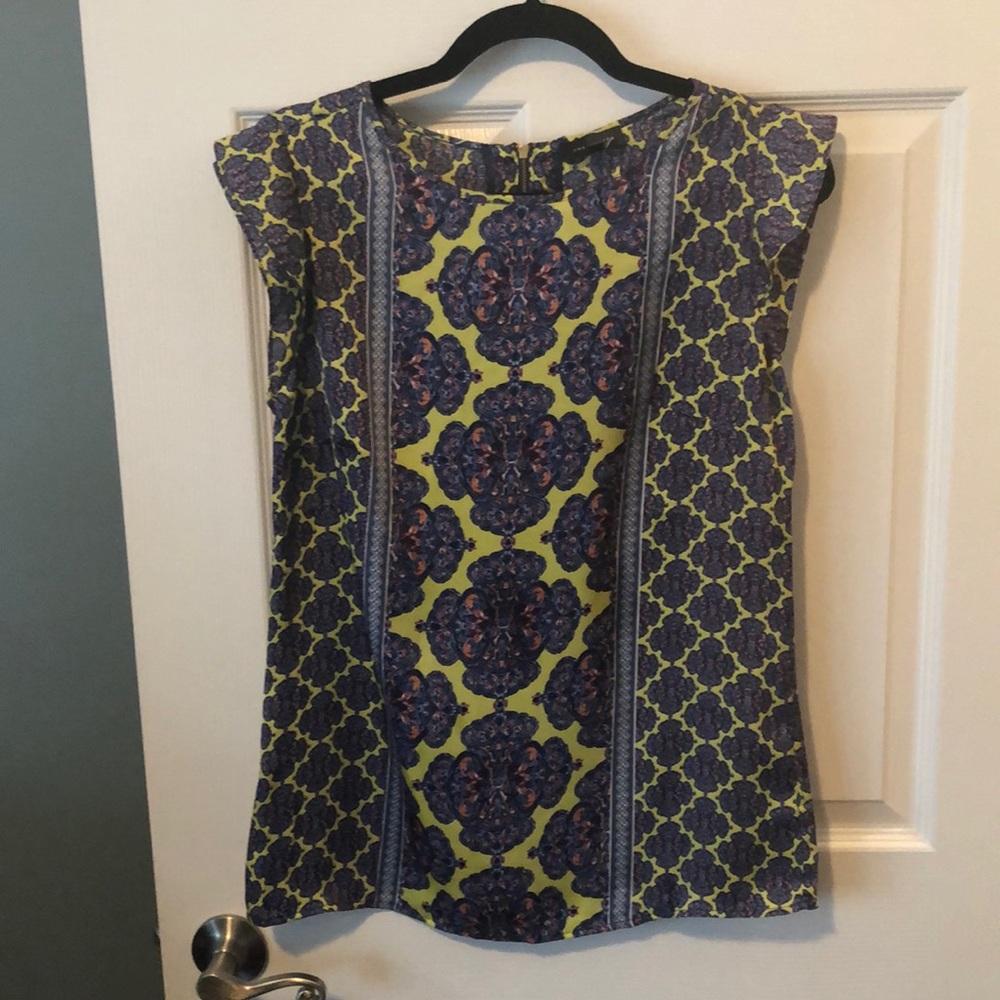 NWT The Limited flutter sleeve shell